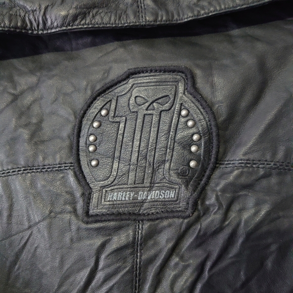 New w/ tags Harley Davidson Lambskin Jacket. - Picture 9 of 13